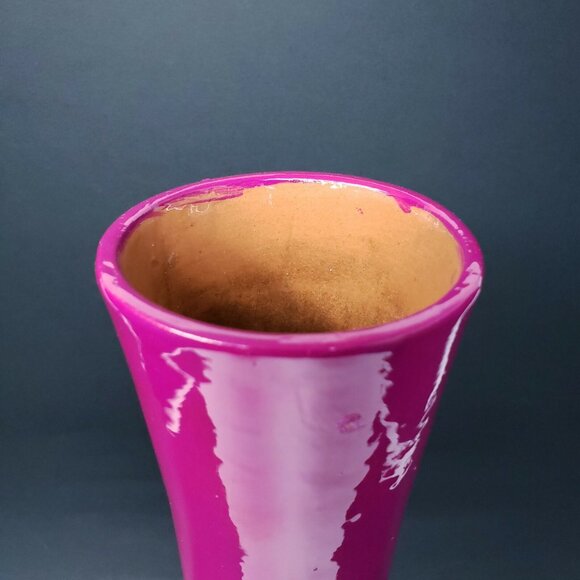 Vase Talavera Mexican Pottery Large 14" Birds Vibrant Colors Hand Painted - Picture 8 of 10